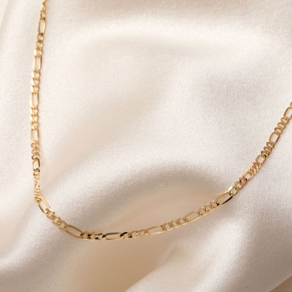 Tuam Figaro Chain | 14ct Gold - Necklace