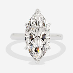 TUSCANY 5ct | Marquise Solitaire Lab Grown Diamond Engagement Ring in Platinum