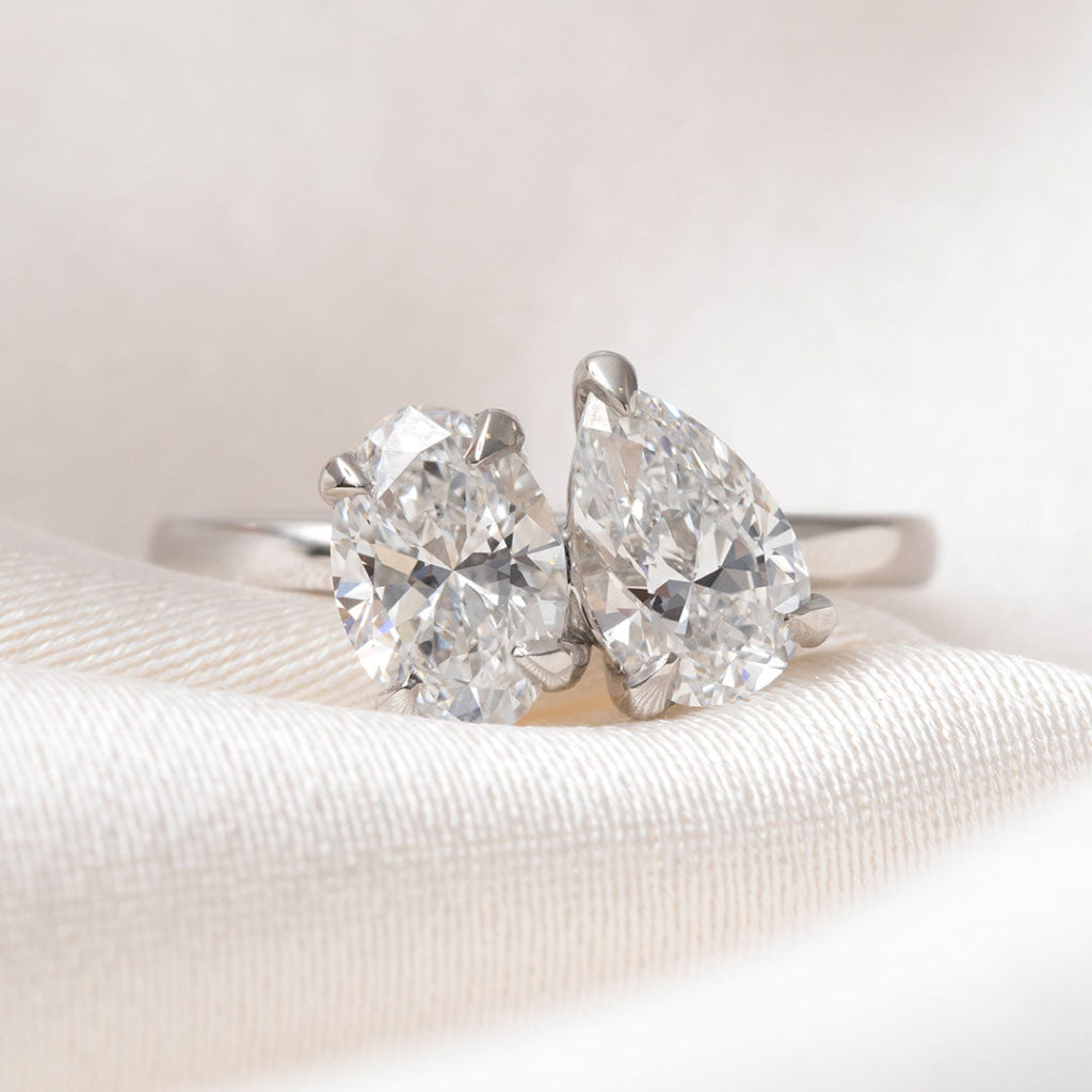 TWAIN 2.00ct | Toi Et Moi Lab Grown Diamond Engagement Ring