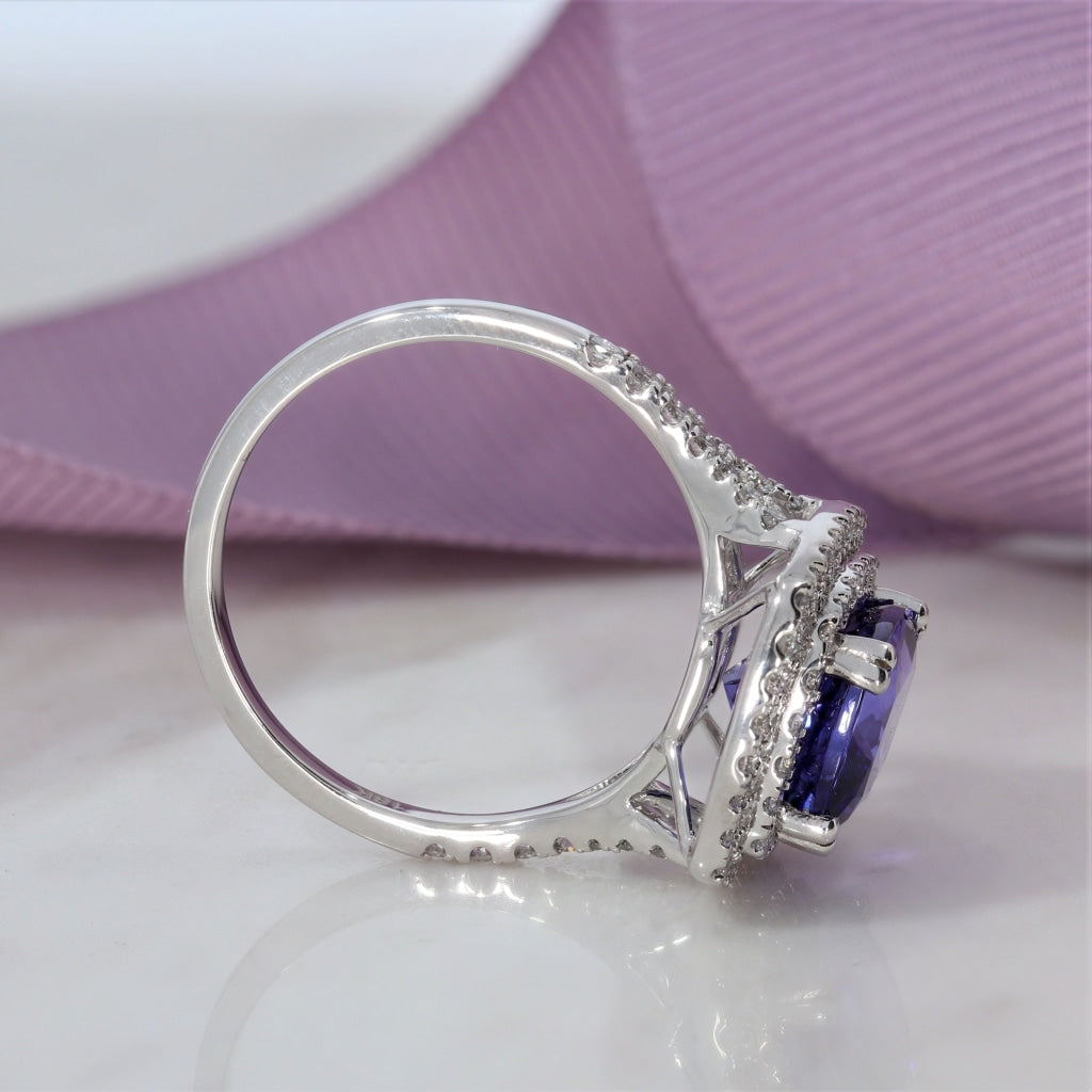 Twilight | Tanzanite Diamond Ring - Rings