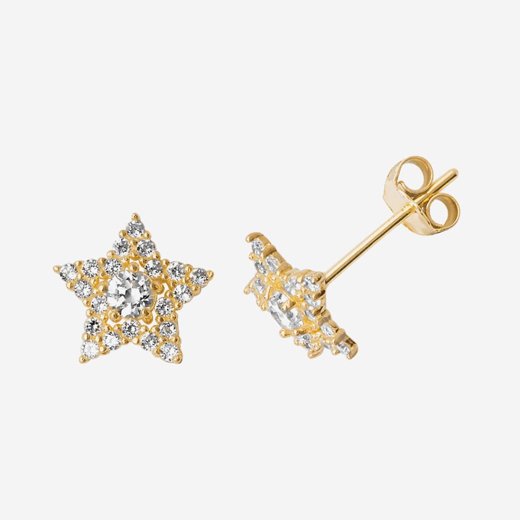 Twinkle Twinkle Earrings | 9ct Gold