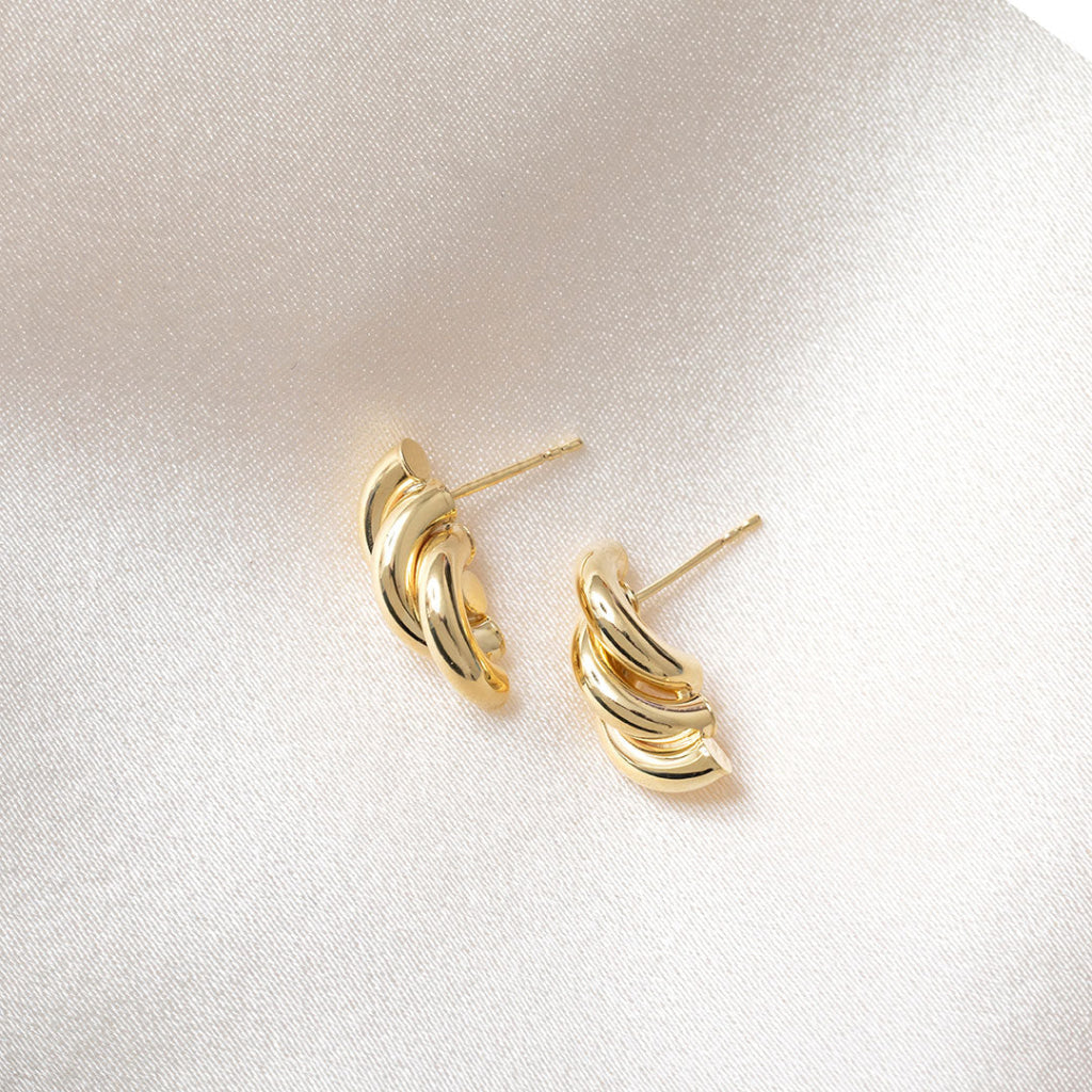 Twirl | 9ct Gold Earrings - Earrings