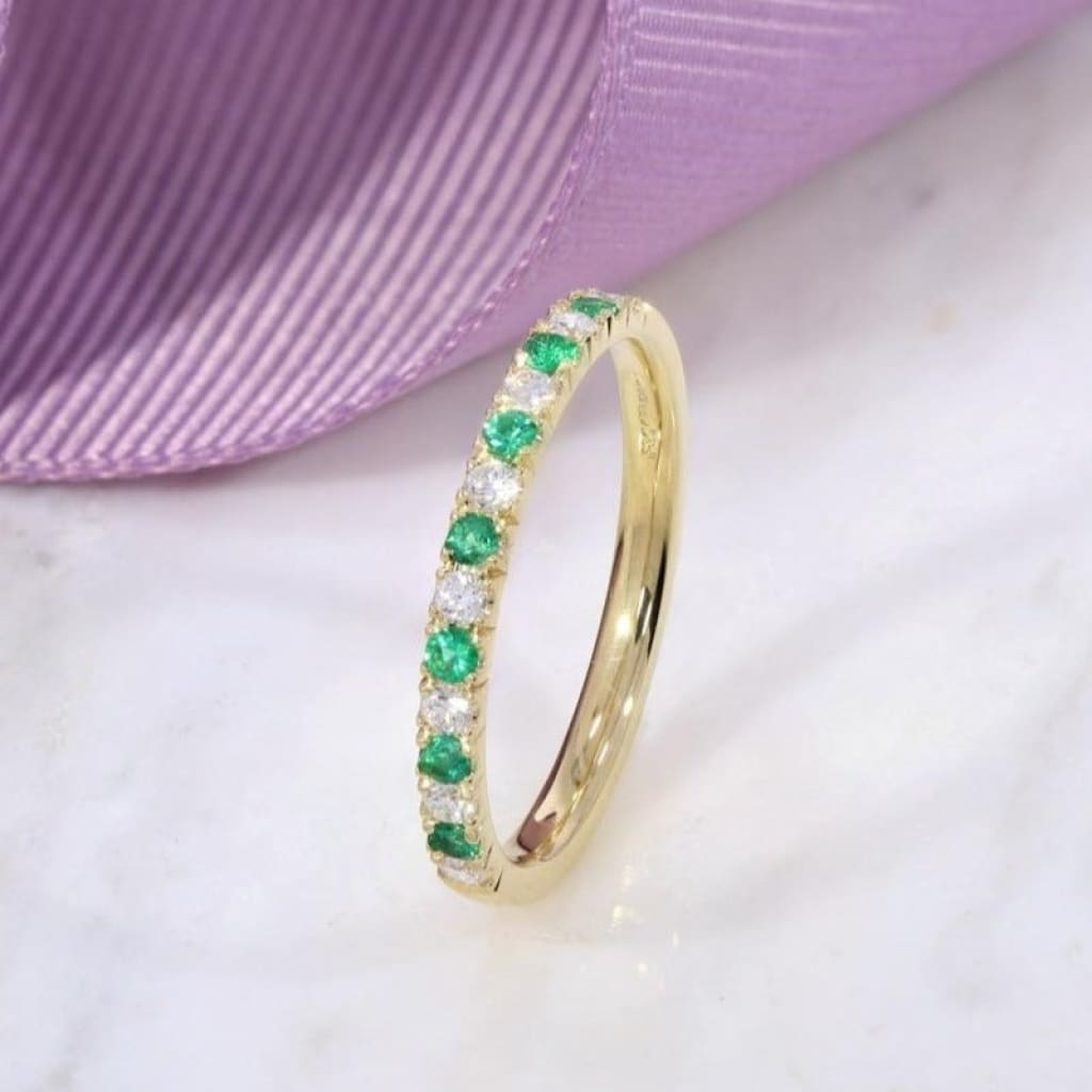 Utopia Emerald | Diamond & Emerald Ring - Rings