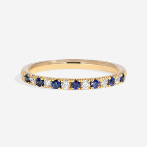 UTOPIA - Sapphire | Wedding & Eternity Ring in 18ct Gold