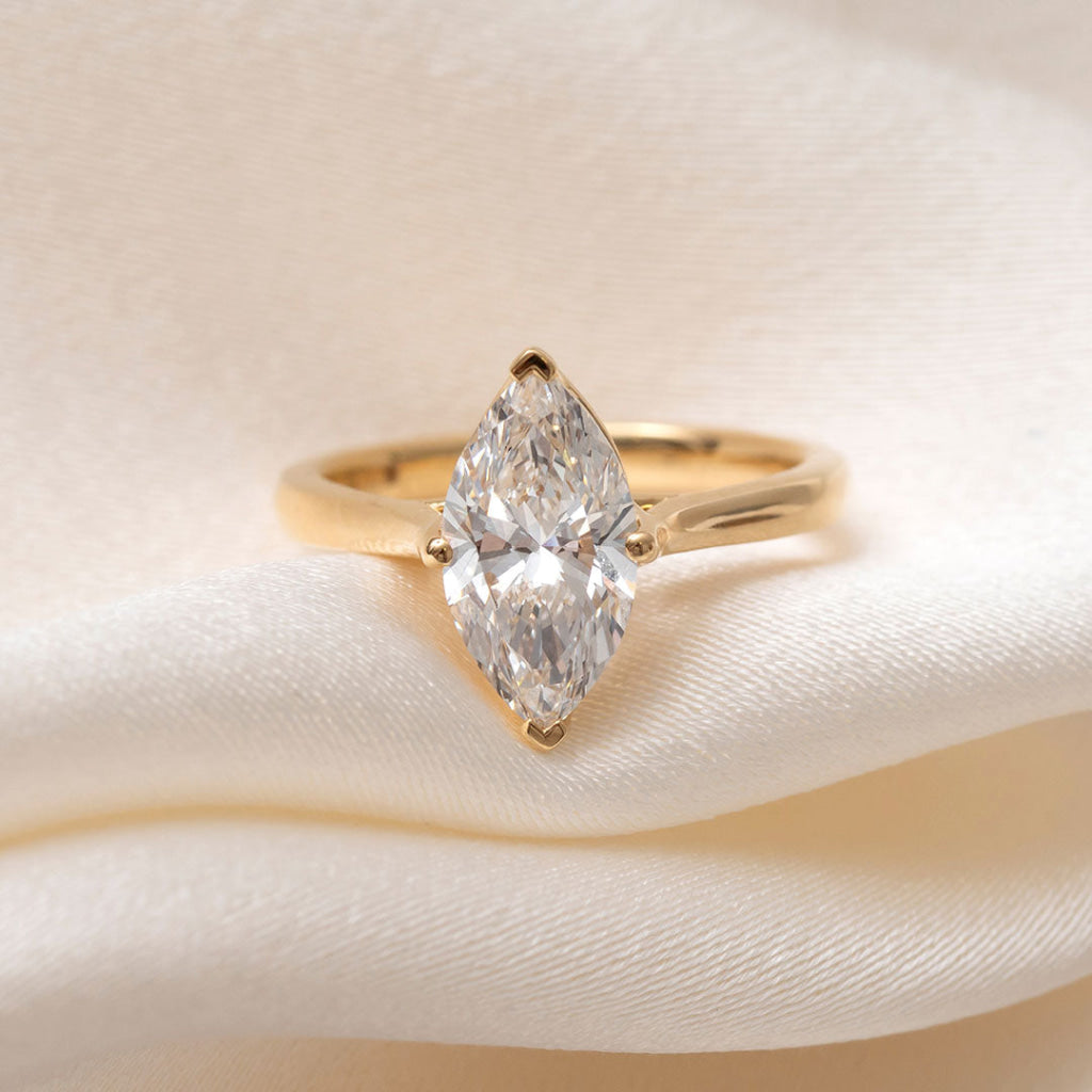 VALENTIA 2ct | Marquise Lab Grown Diamond Engagement Ring