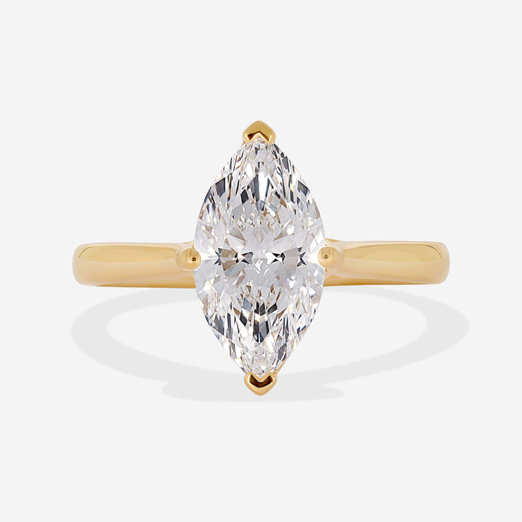 VALENTIA | Marquise Lab Grown Diamond Engagement Ring