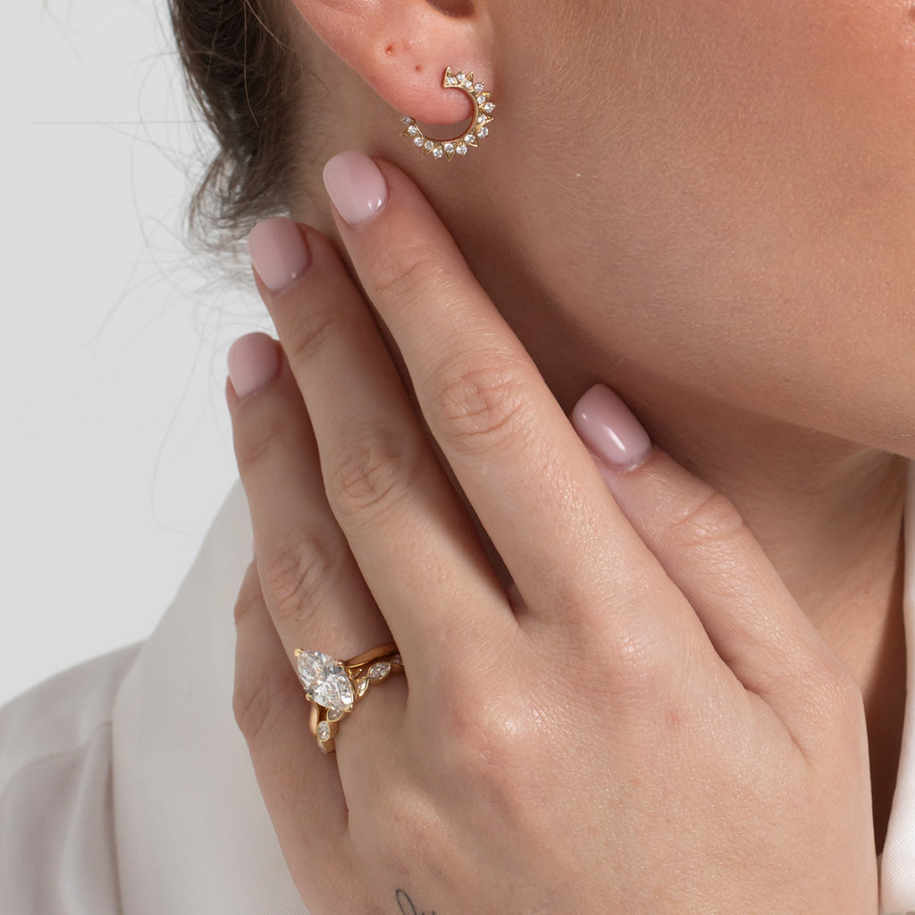 VALENTIA | Marquise Lab Grown Diamond Engagement Ring