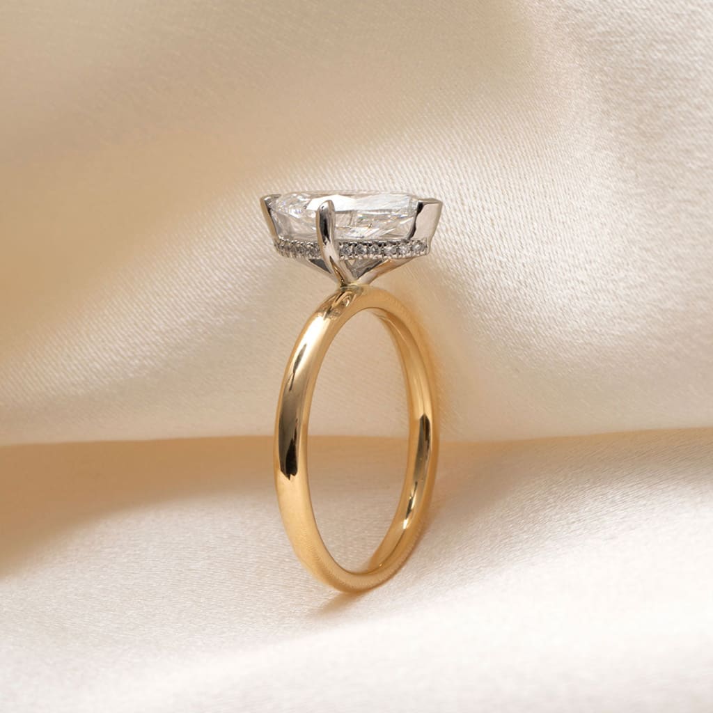 Venice | Marquise Solitaire Lab Diamond Set in 18ct Gold