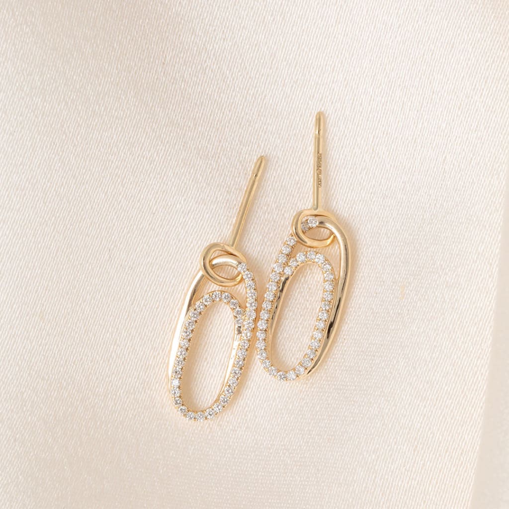Vesper Diamond Drop Earrings 0.30ct | 9ct Gold - Earrings