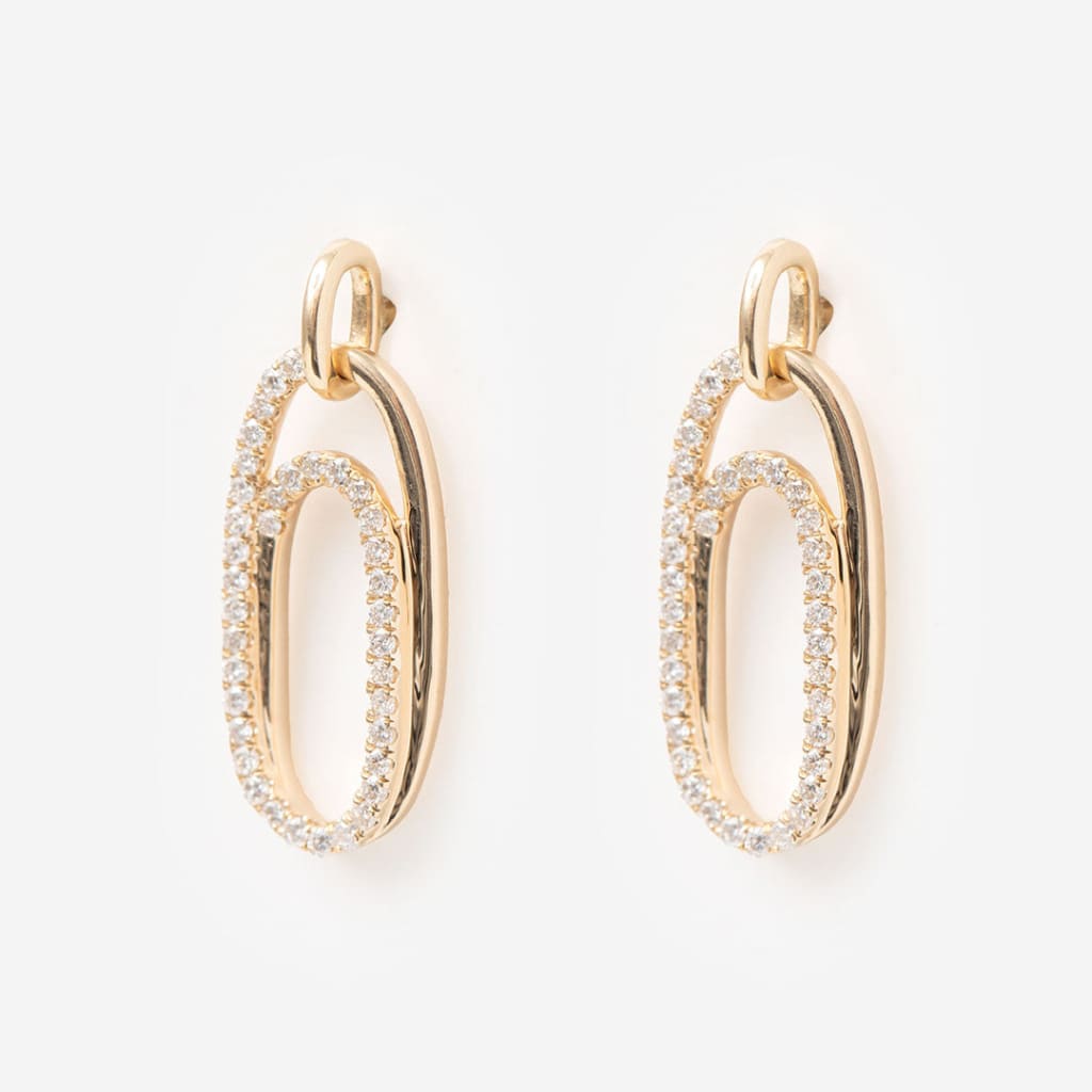 Vesper Diamond Drop Earrings 0.30ct | 9ct Gold - Earrings