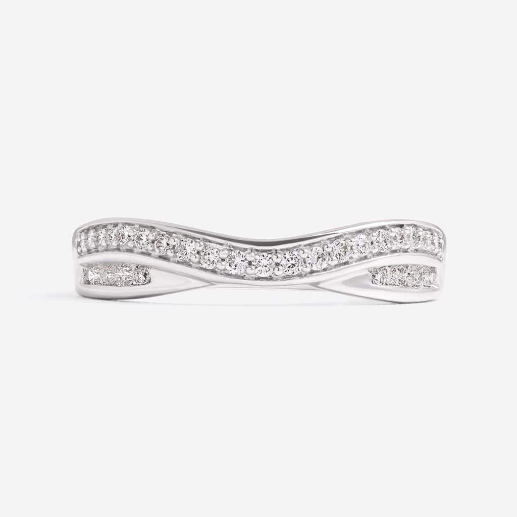 Vixen - 18ct White Gold | Diamond Wedding Ring - Rings