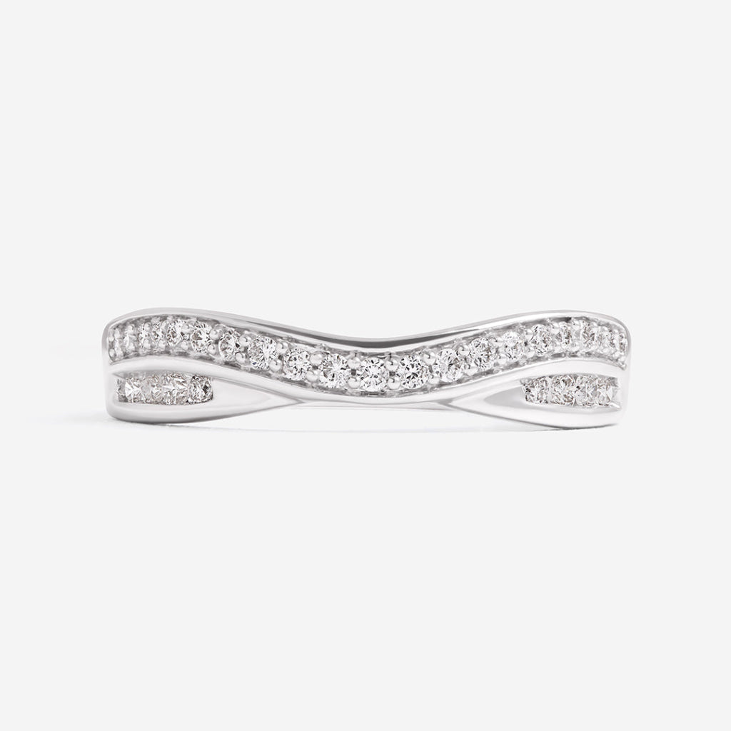 Vixen - 9ct White Gold | Diamond Wedding Ring - Rings