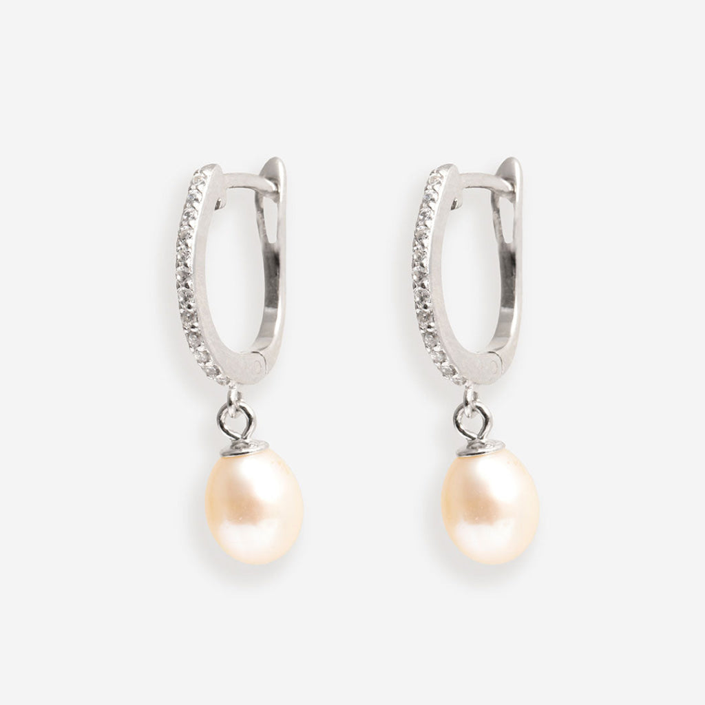 Wedding day pearl drops | Sterling Silver