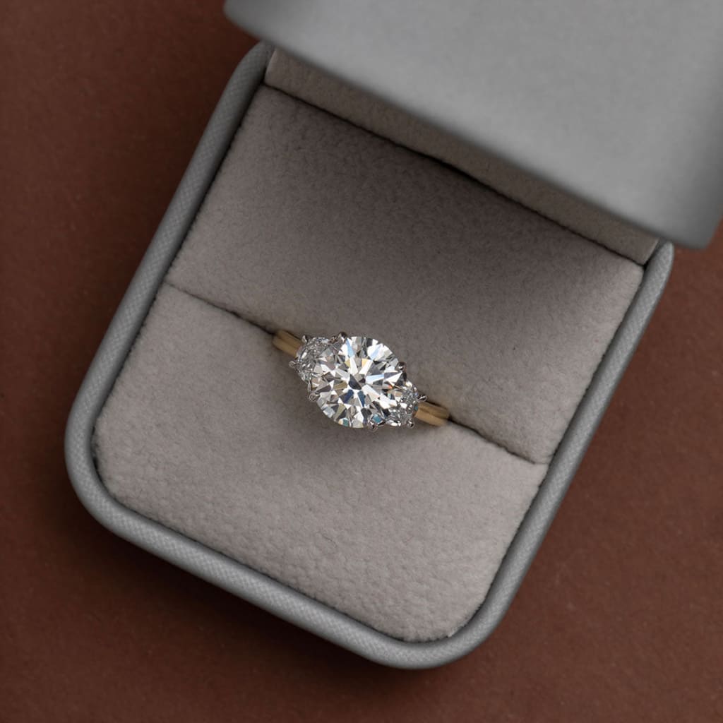 WINTERWOOD 3.50ct | Round 3-Stone Lab Grown Diamond Set