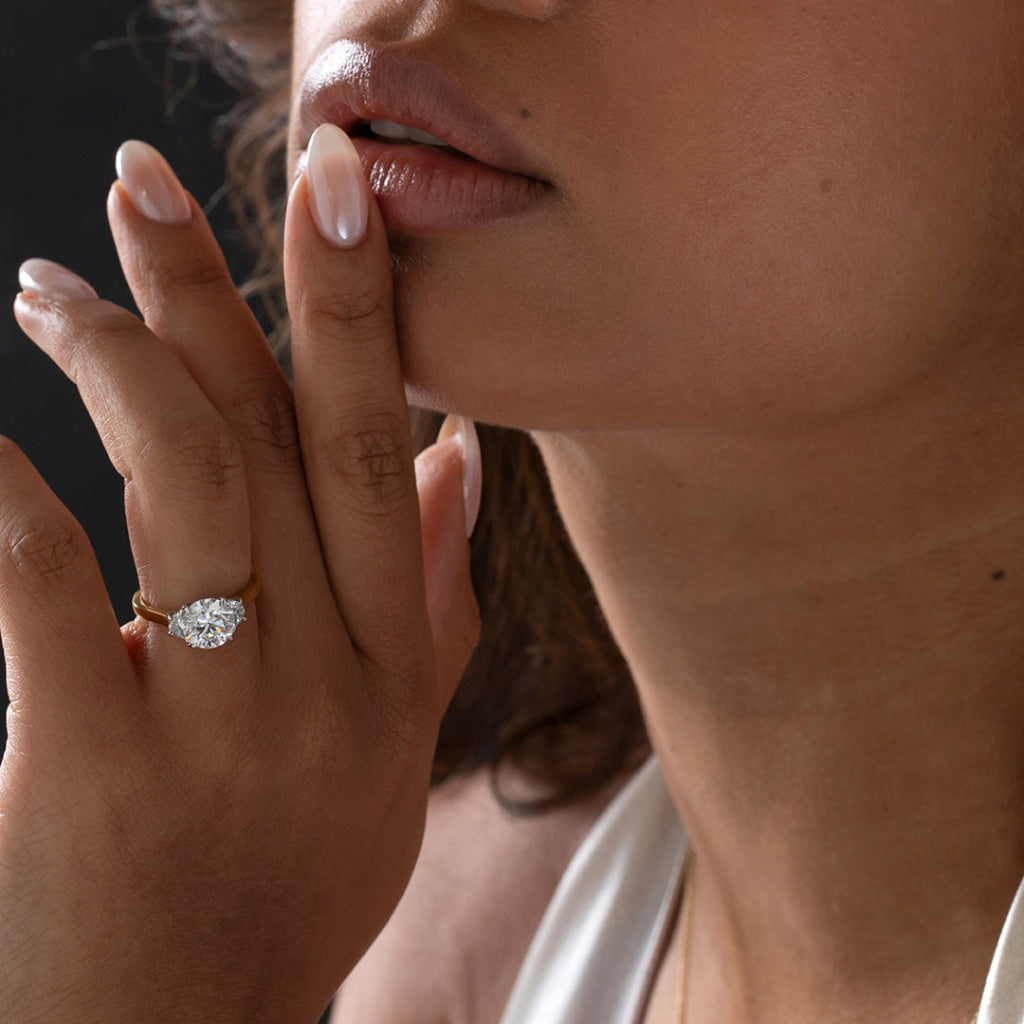 WINTER 2.40ct | Round 3-Stone Lab Grown Diamond Engagement