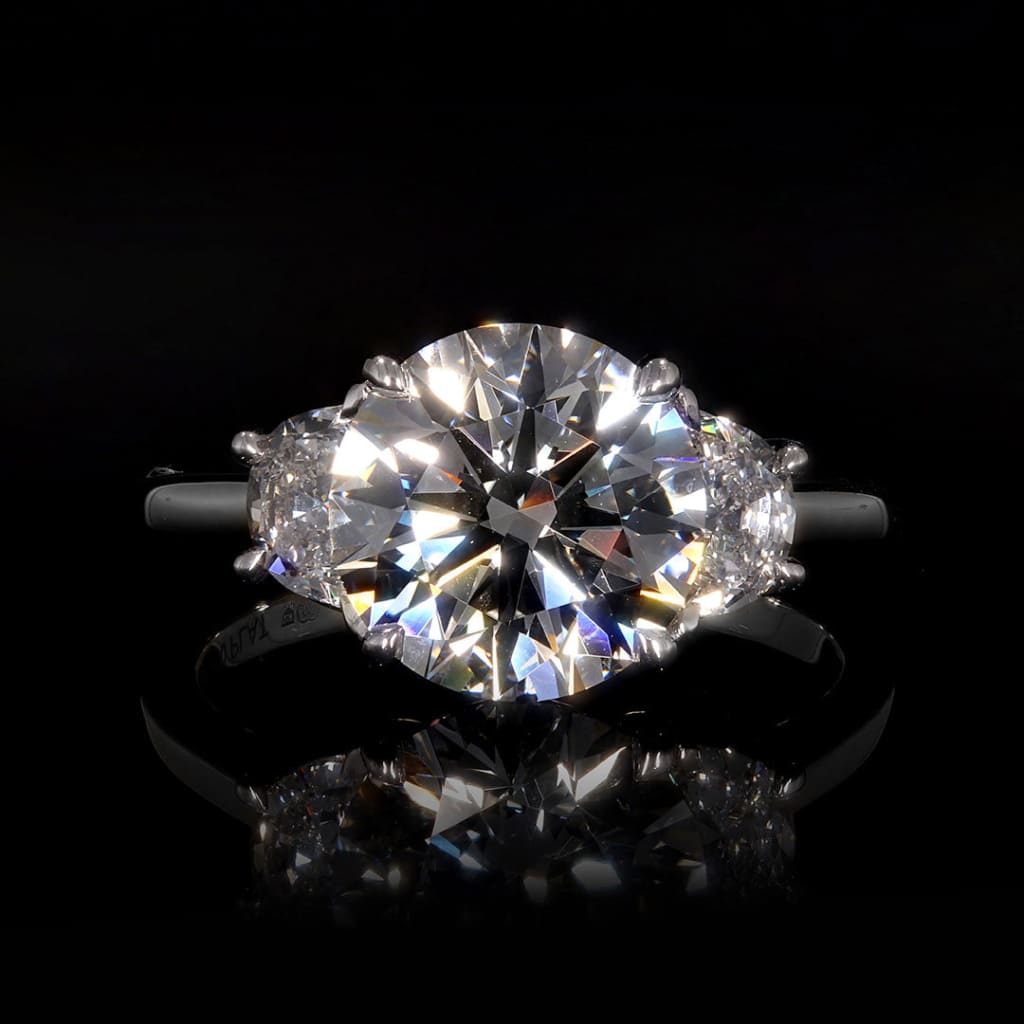 WINTERWOOD 3.50ct | Round 3-Stone Lab Grown Diamond Set