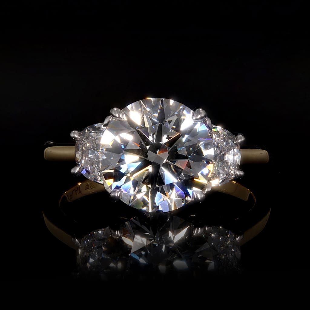 WINTERWOOD 3.50ct | Round 3-Stone Lab Grown Diamond Set