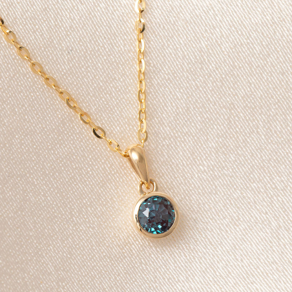 Wish Alexandrite Necklace | 9ct Gold - Necklace