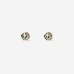 Wish Aquamarine Earrings | 9ct Gold - Earrings