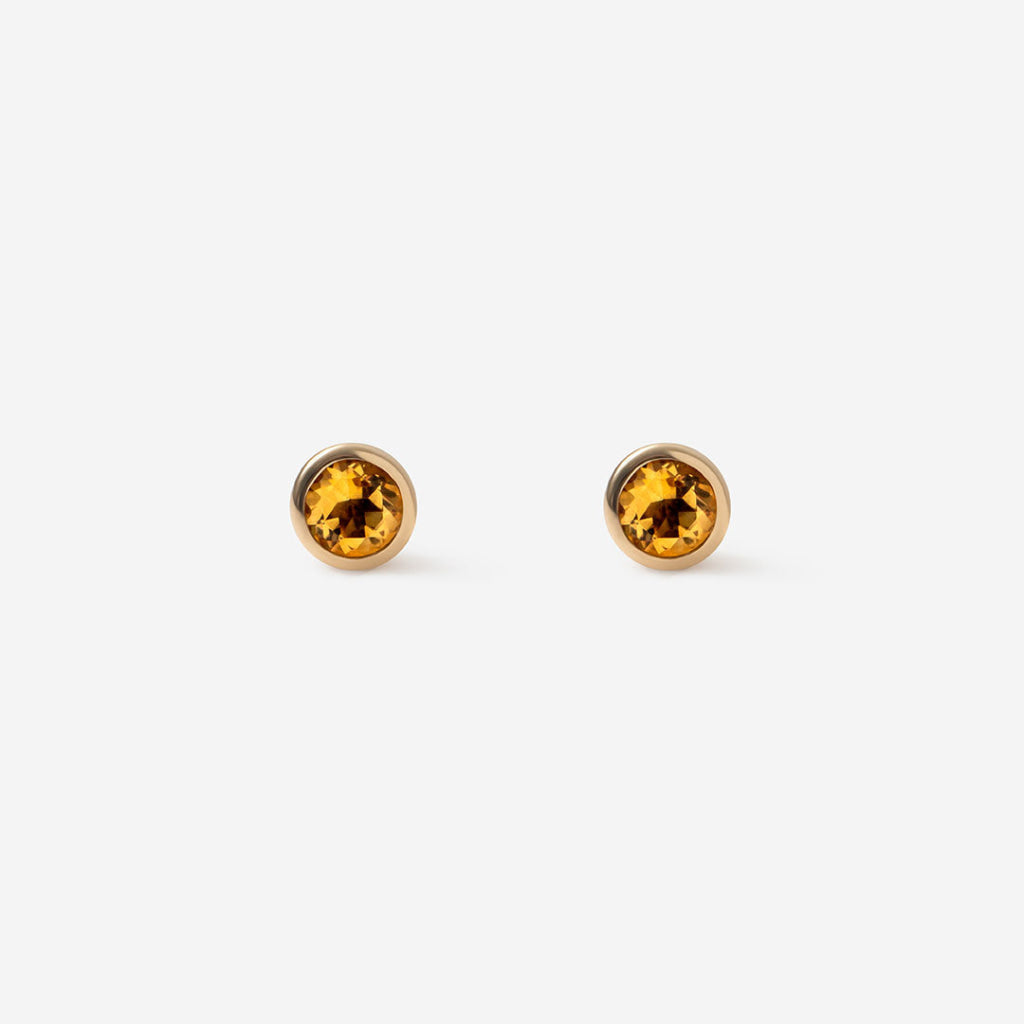 Wish Citrine Earrings | 9ct Gold