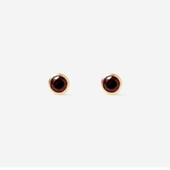 Wish Garnet Earrings | 9ct Gold - Earrings