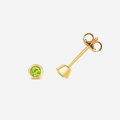 Wish Peridot Earrings | 9ct Gold - Gear Jewellers
