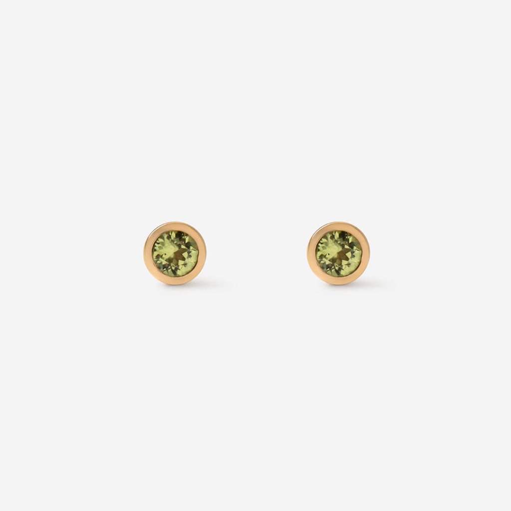 Wish Peridot Earrings | 9ct Gold