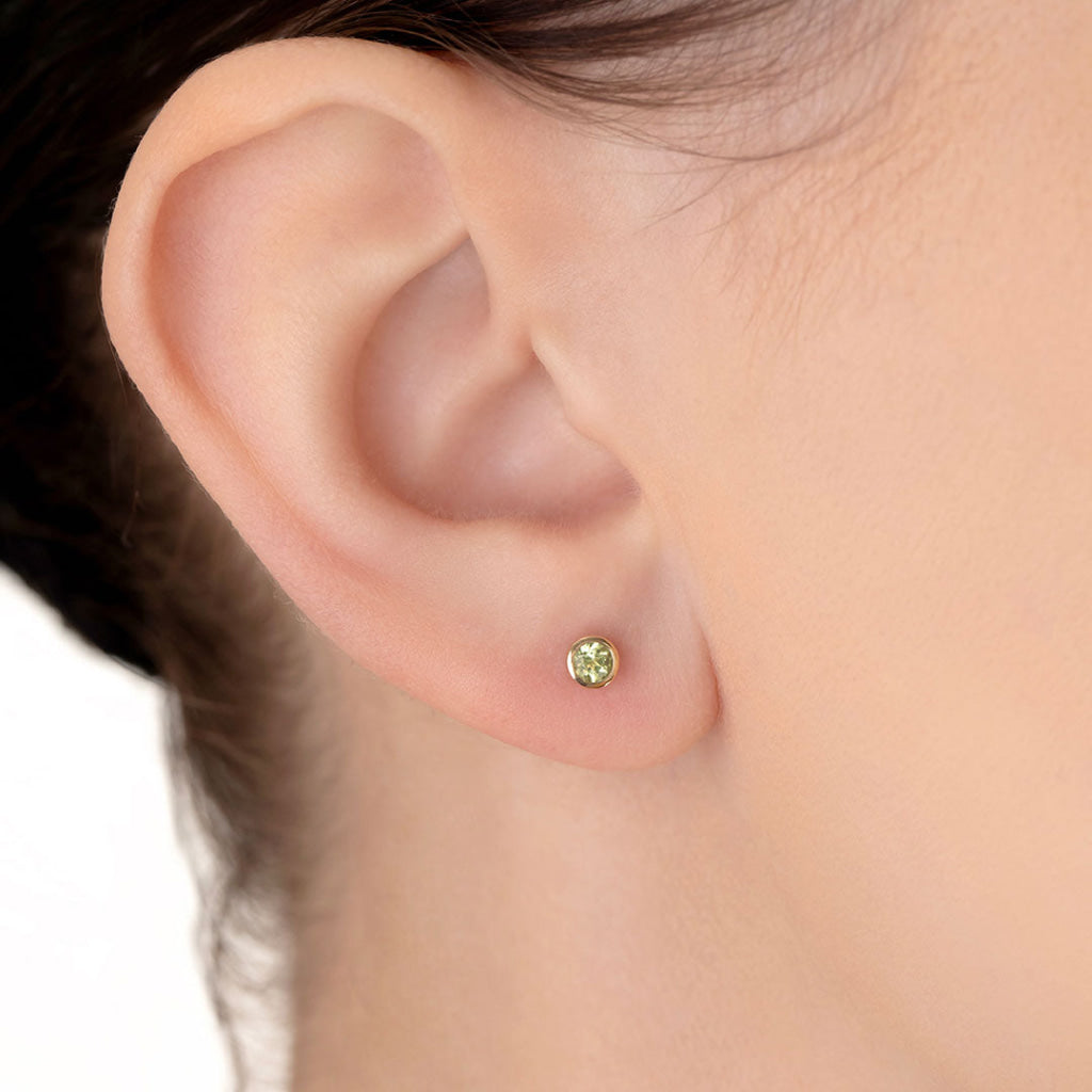 Wish Peridot Earrings 9ct Gold Gear Jewellers - Main Image
