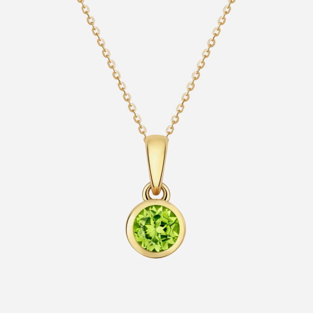 Wish Peridot Necklace | 9ct Gold - Necklace