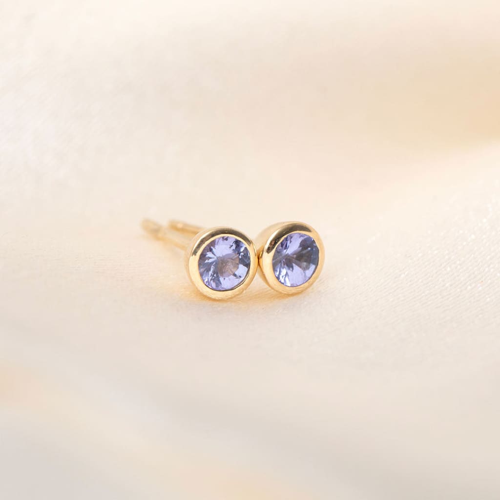 Wish Tanzanite Earrings | 9ct Gold - Earrings