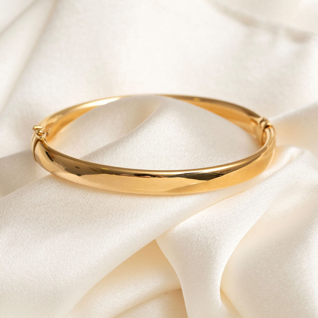 Worth Your Weight In Gold Bangle | 9ct Gold - Bracelet