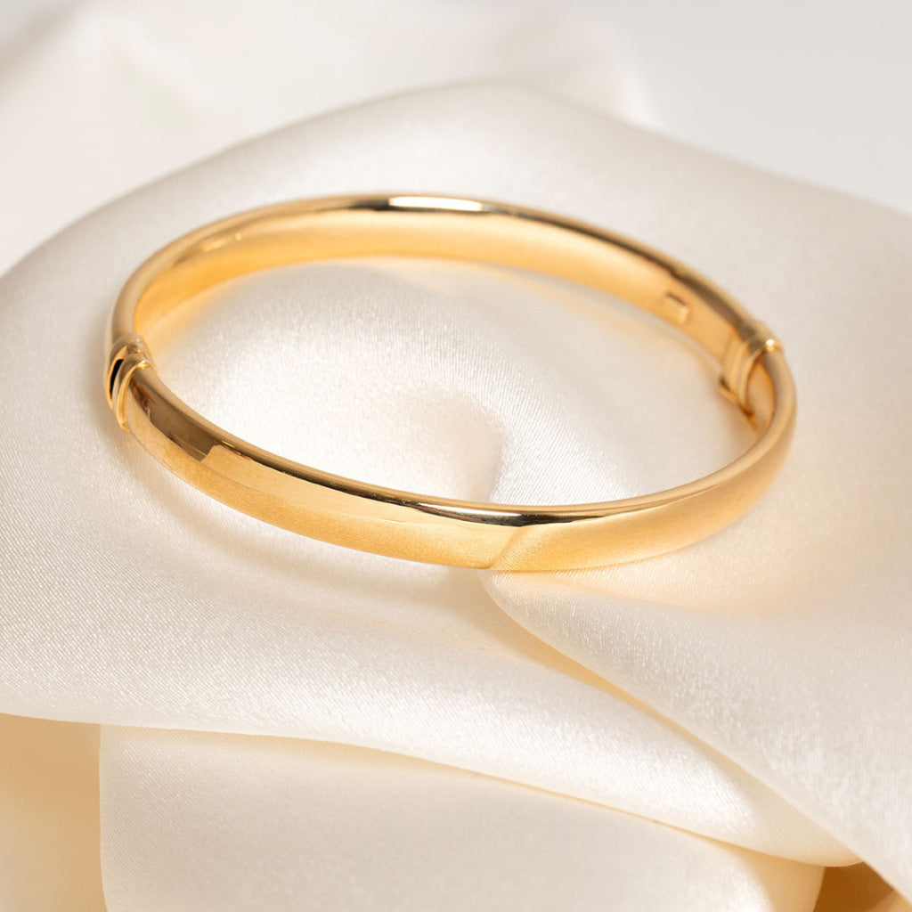 Worth Your Weight In Gold Bangle | 9ct Gold - Bracelet