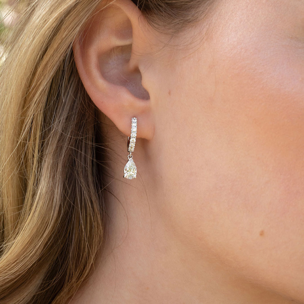 Yarra - Lab Grown Diamond Drop Earrings - 1.80ct | 9ct Gold