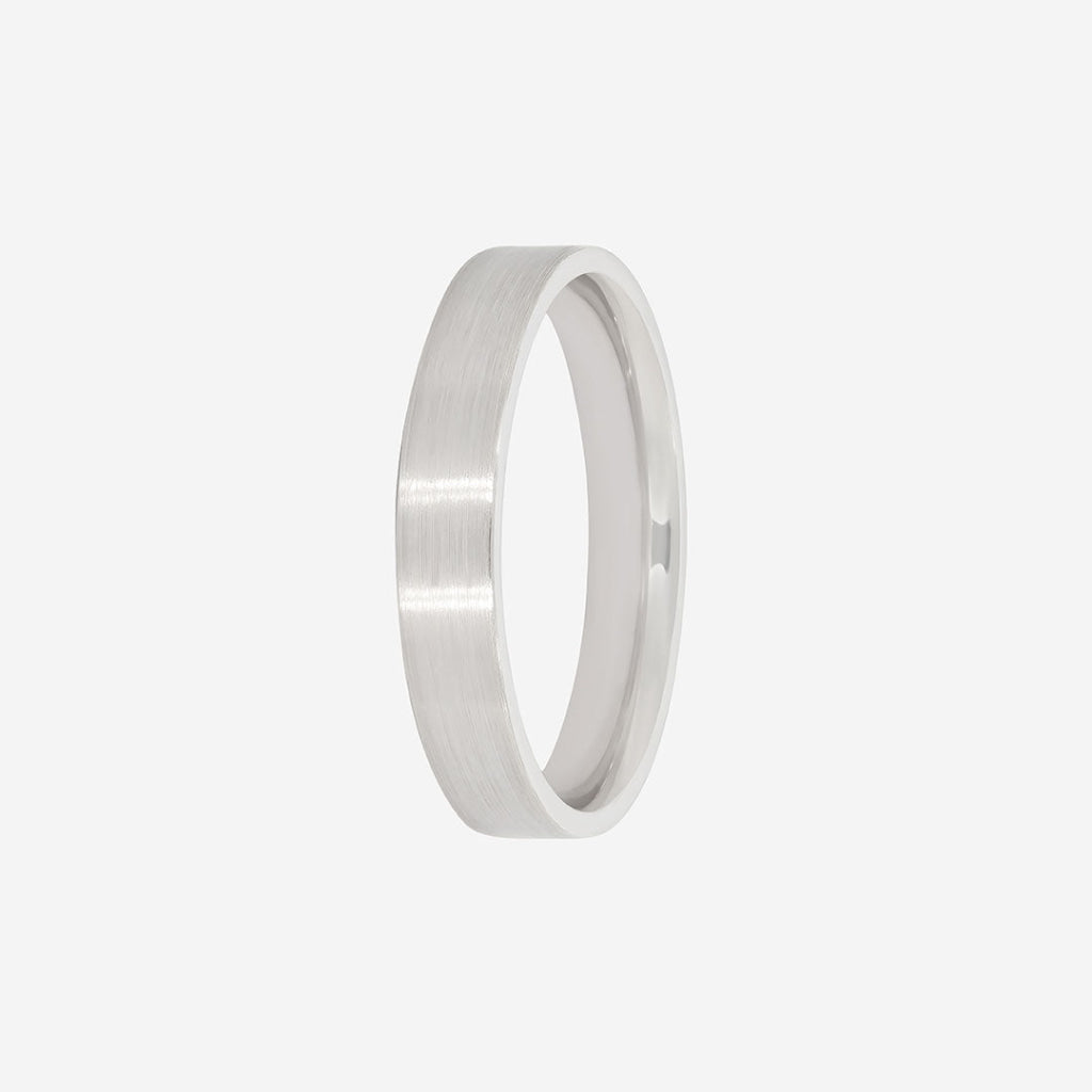4mm platinum gents wedding ring