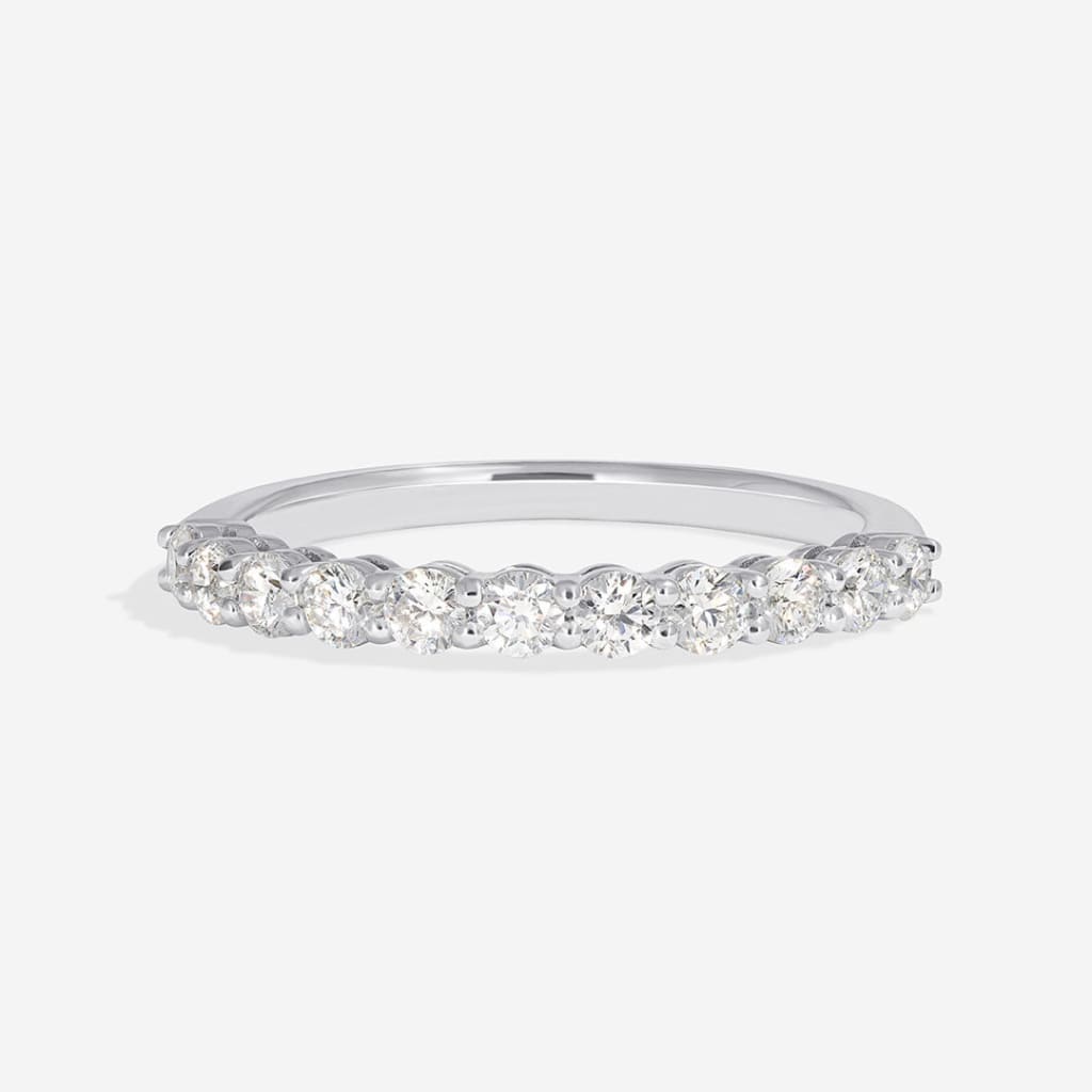 YORK | Diamond Eternity Ring in 18ct White Gold