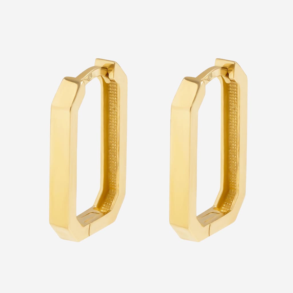 Zeal Hoops -8mm | 9ct Gold - Earrings