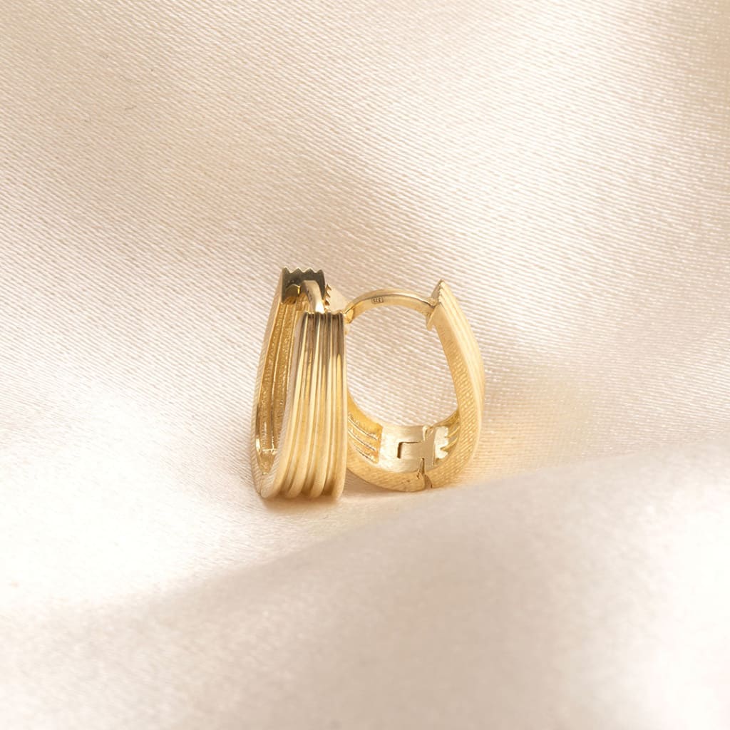 Zenith Hoops | 9ct Gold - Earrings