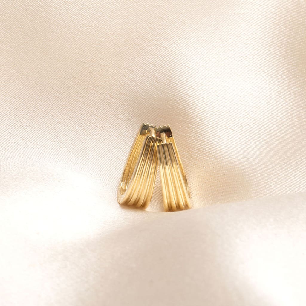 Zenith Hoops | 9ct Gold - Earrings