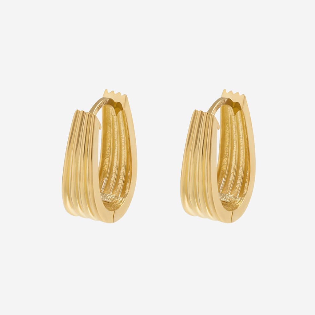 Zenith Hoops | 9ct Gold - Earrings