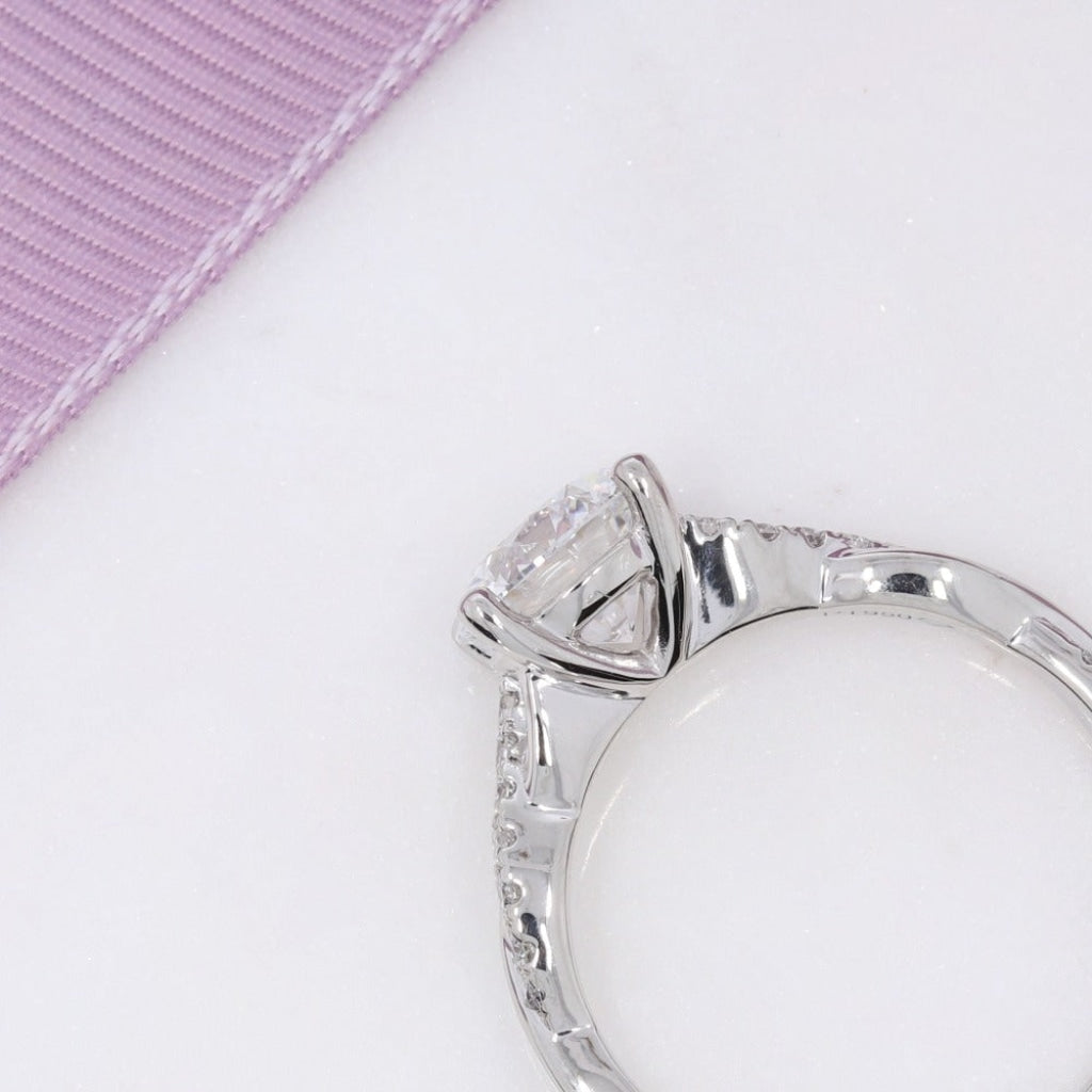 Zephyr 1.85ct | Lab Grown Diamond Engagement Ring - Side Photo