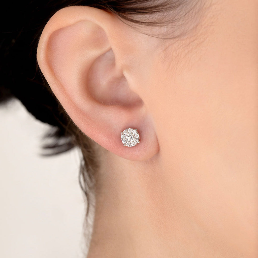 Zoe Diamond Earrings 0.50ct | 18ct White Gold - Earrings