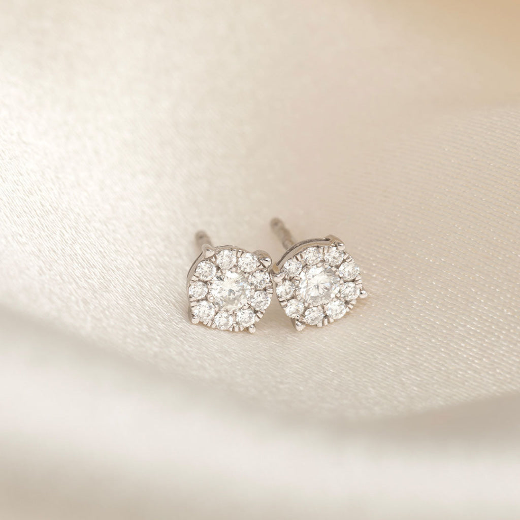 Zoe Diamond Earrings 0.25ct | 18ct White Gold - Earrings