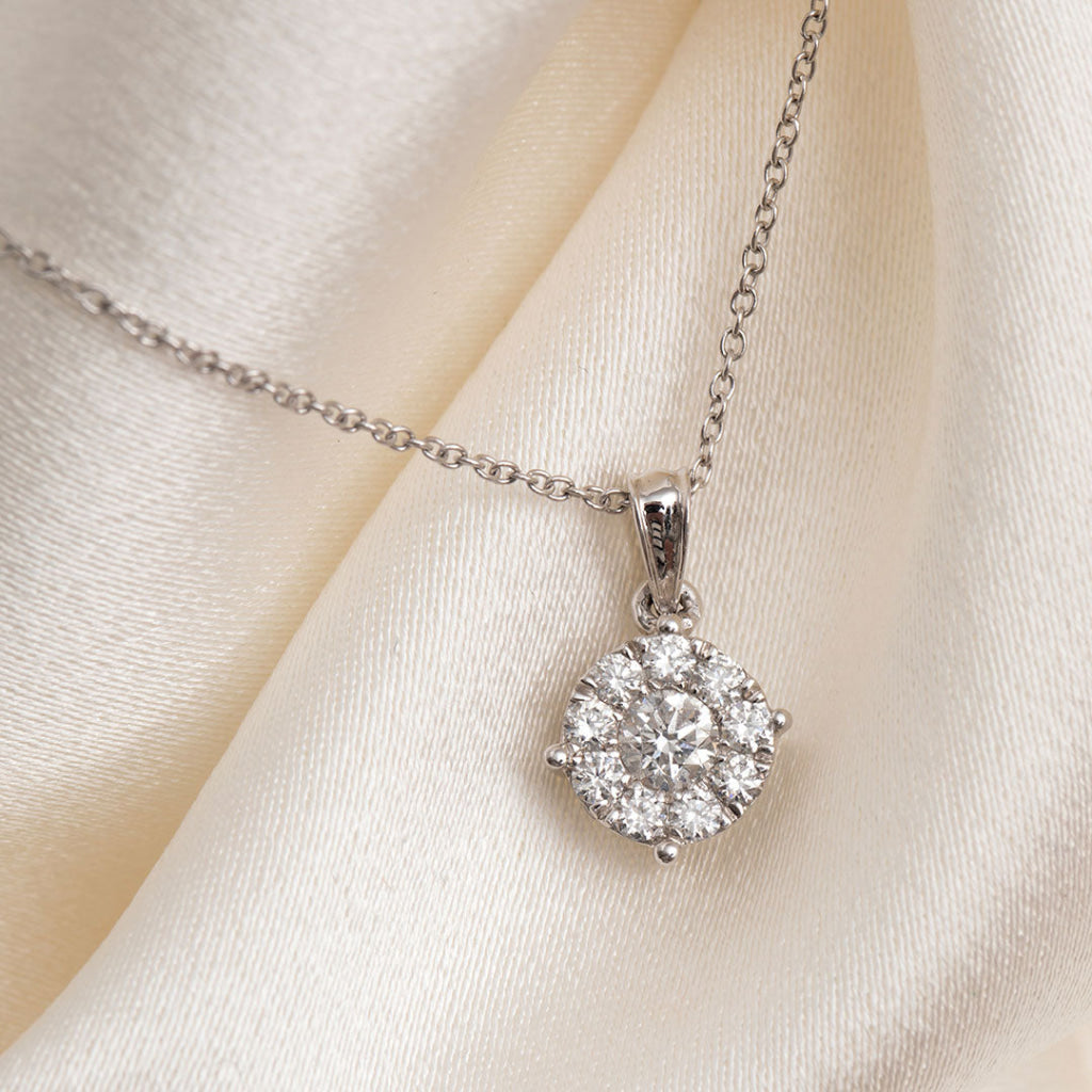 Zoe Diamond Necklace 0.50ct | 18ct White Gold - Necklace