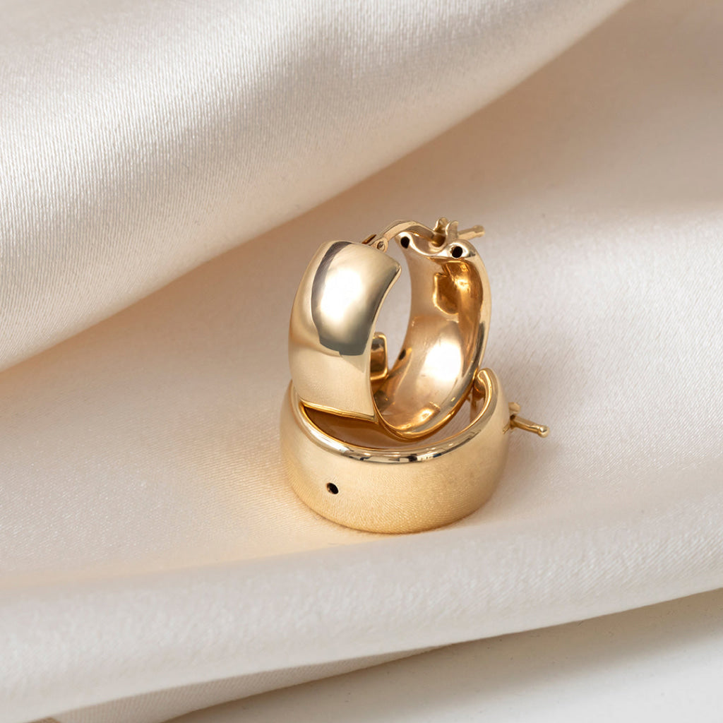 Zola Hoop Earrings | 14ct Gold - Earrings