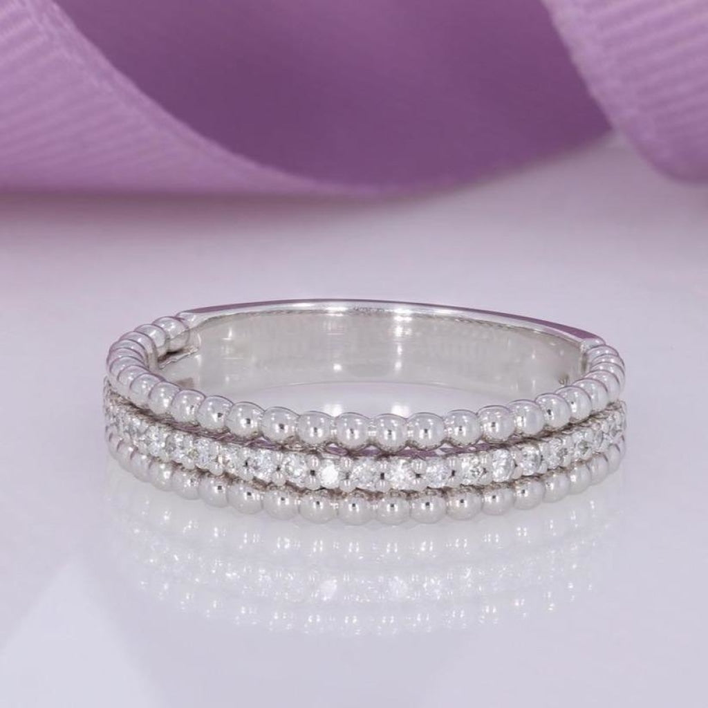Finias - White Gold | Diamond Wedding Ring - Rings