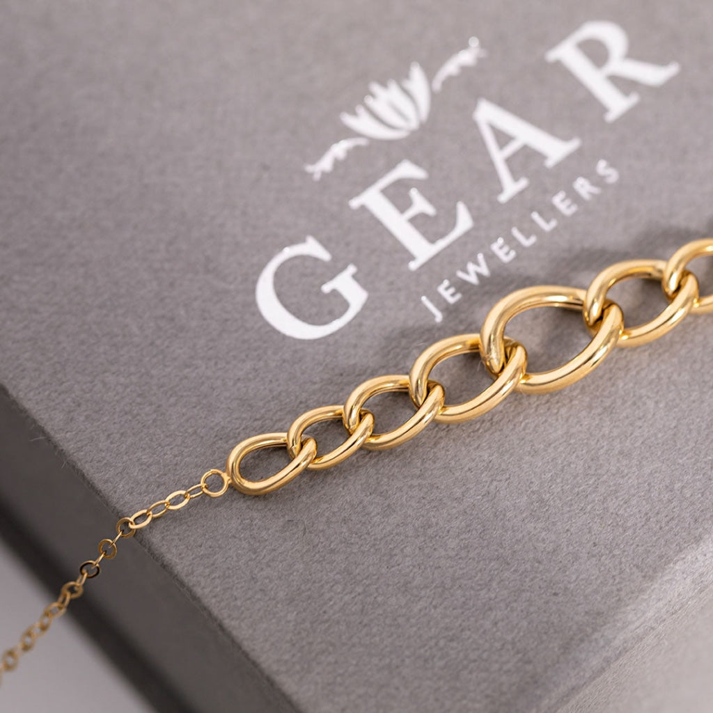 Golden Loops Necklace - 9ct Gold