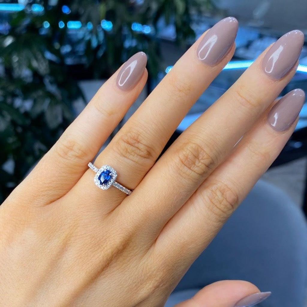 HEATH | Sapphire Diamond Ring - Rings