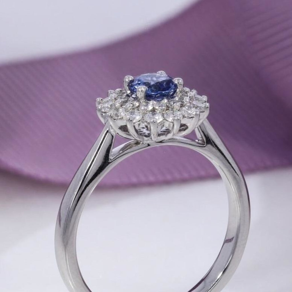 JUDY | Sapphire Diamond Ring - Rings