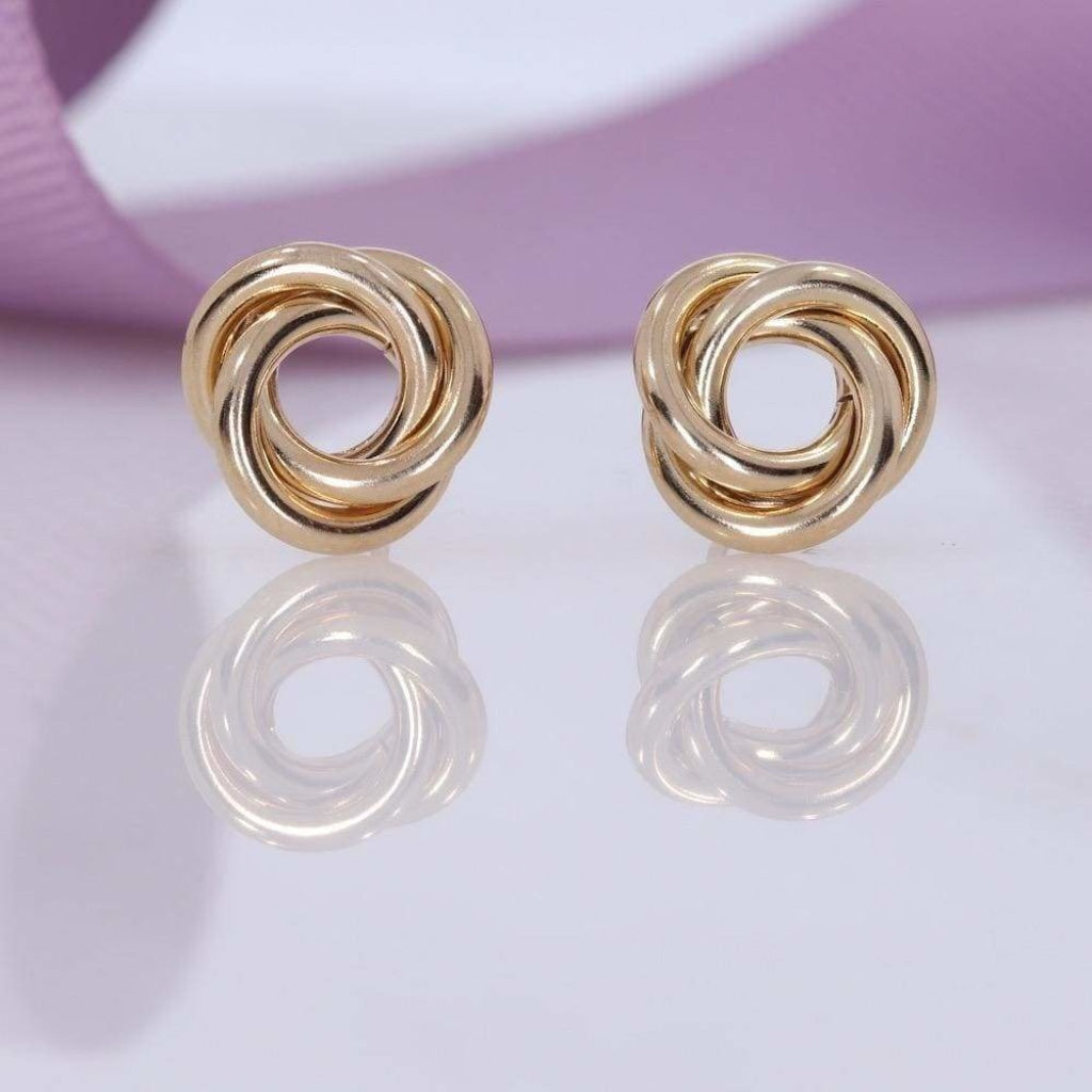 Knot Earrings | 9ct Gold - Earrings