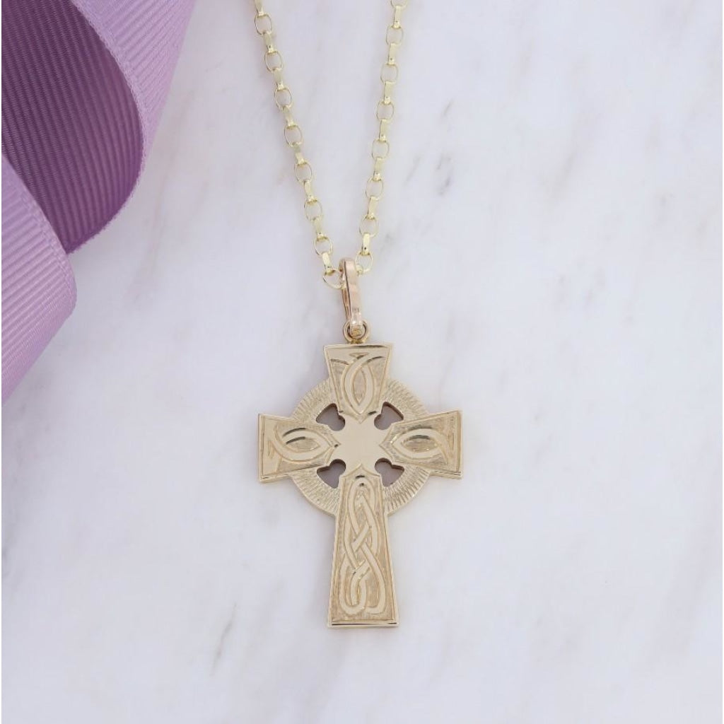 Large Celtic Cross | 9ct Gold